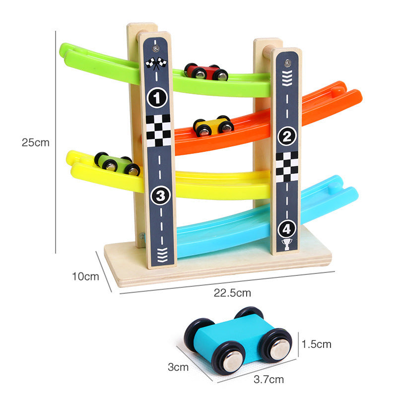 Wooden car ramp