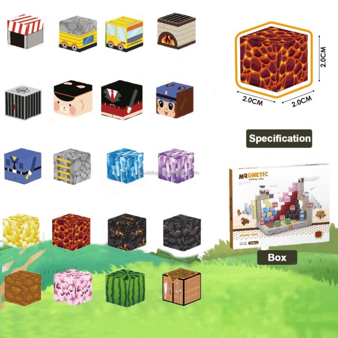 133 PCS Magnetic Building Blocks Set