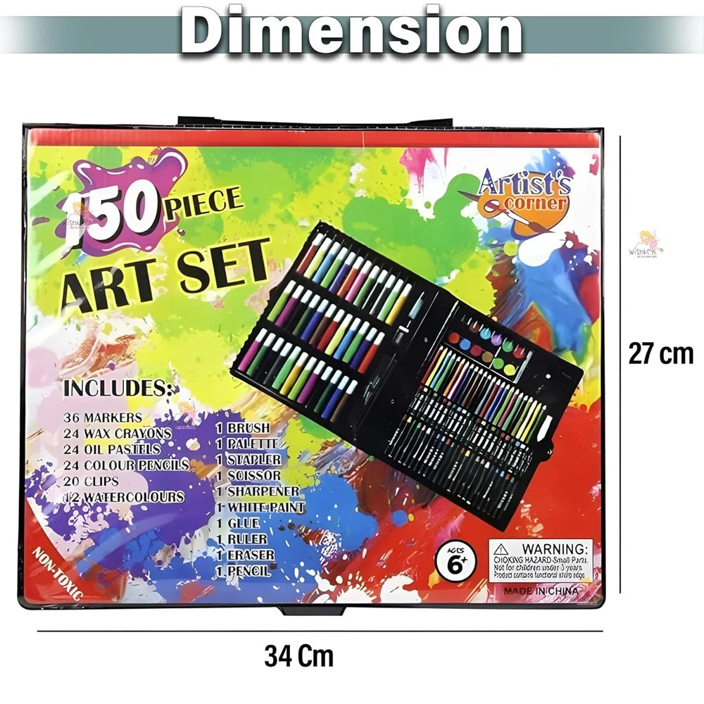 150 pcs Kids Deluxe Art & Painting Set