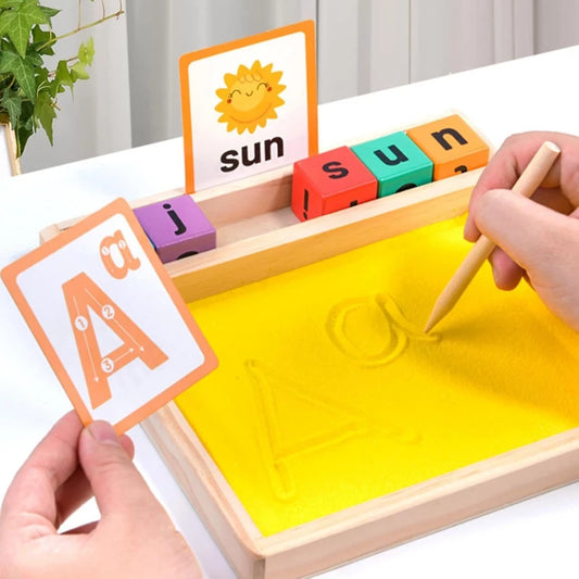 Montessori Sensory Writing & Spelling Learning Set