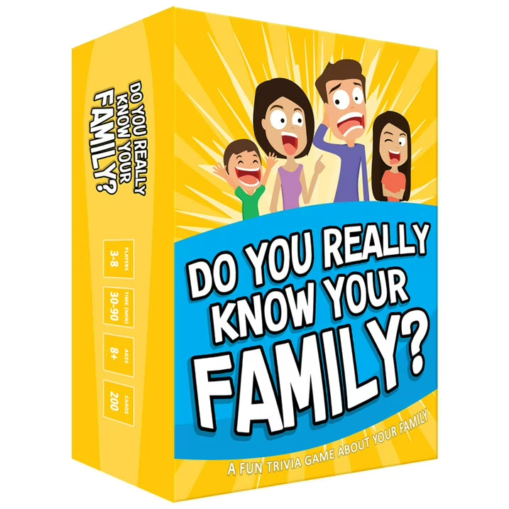 Do You Really Know Your Family? – Fun Family Card Game
