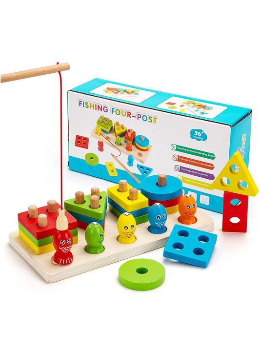 Weysoo Montessori Wooden Stacking