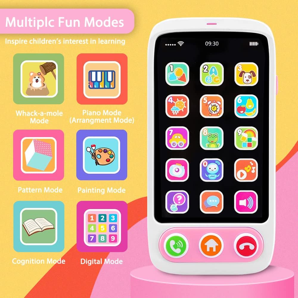 Interactive Learning Phone Toy | Educational Musical Phone for Babies & Toddlers