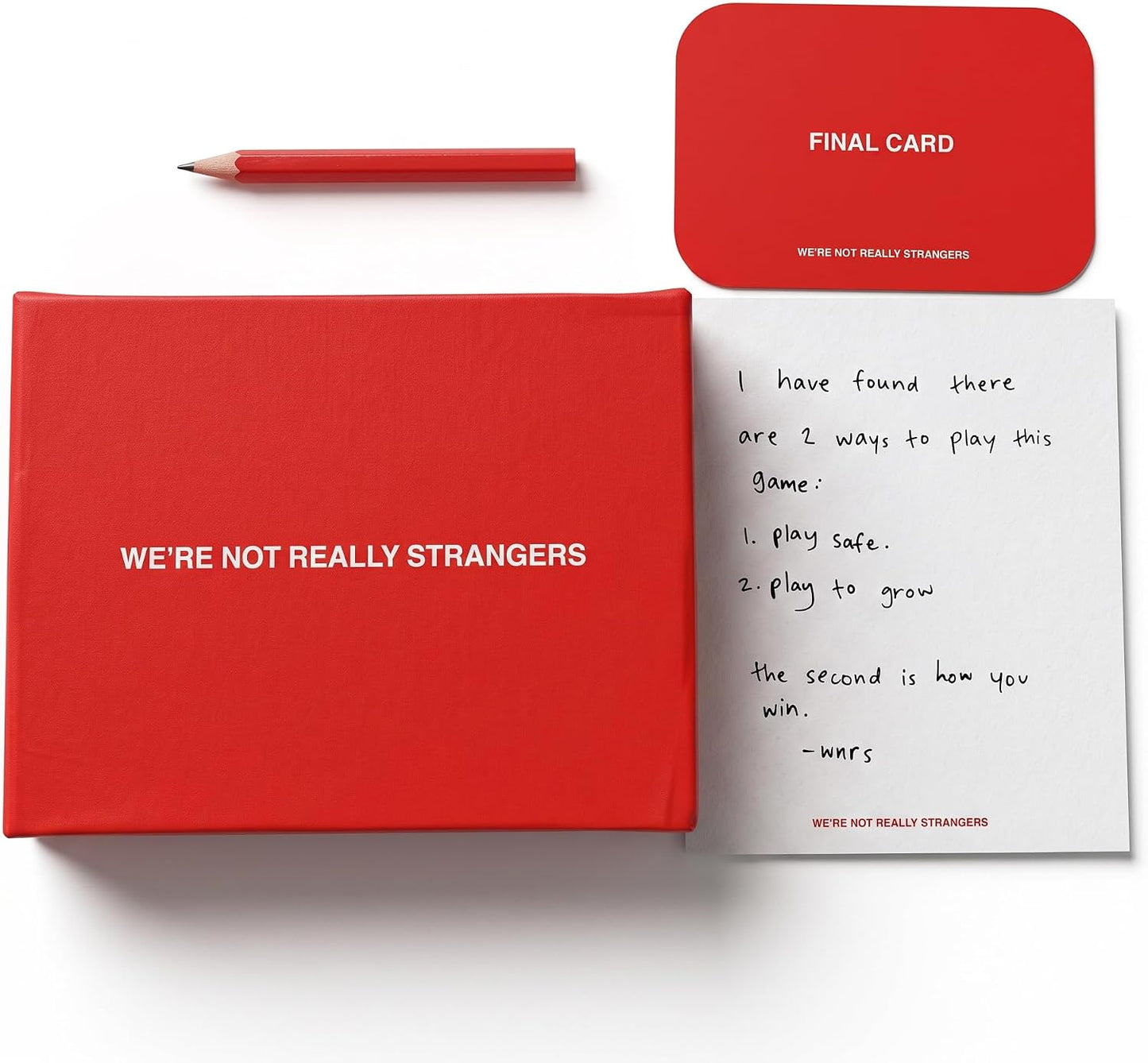 WE'RE NOT REALLY STRANGERS Card Game