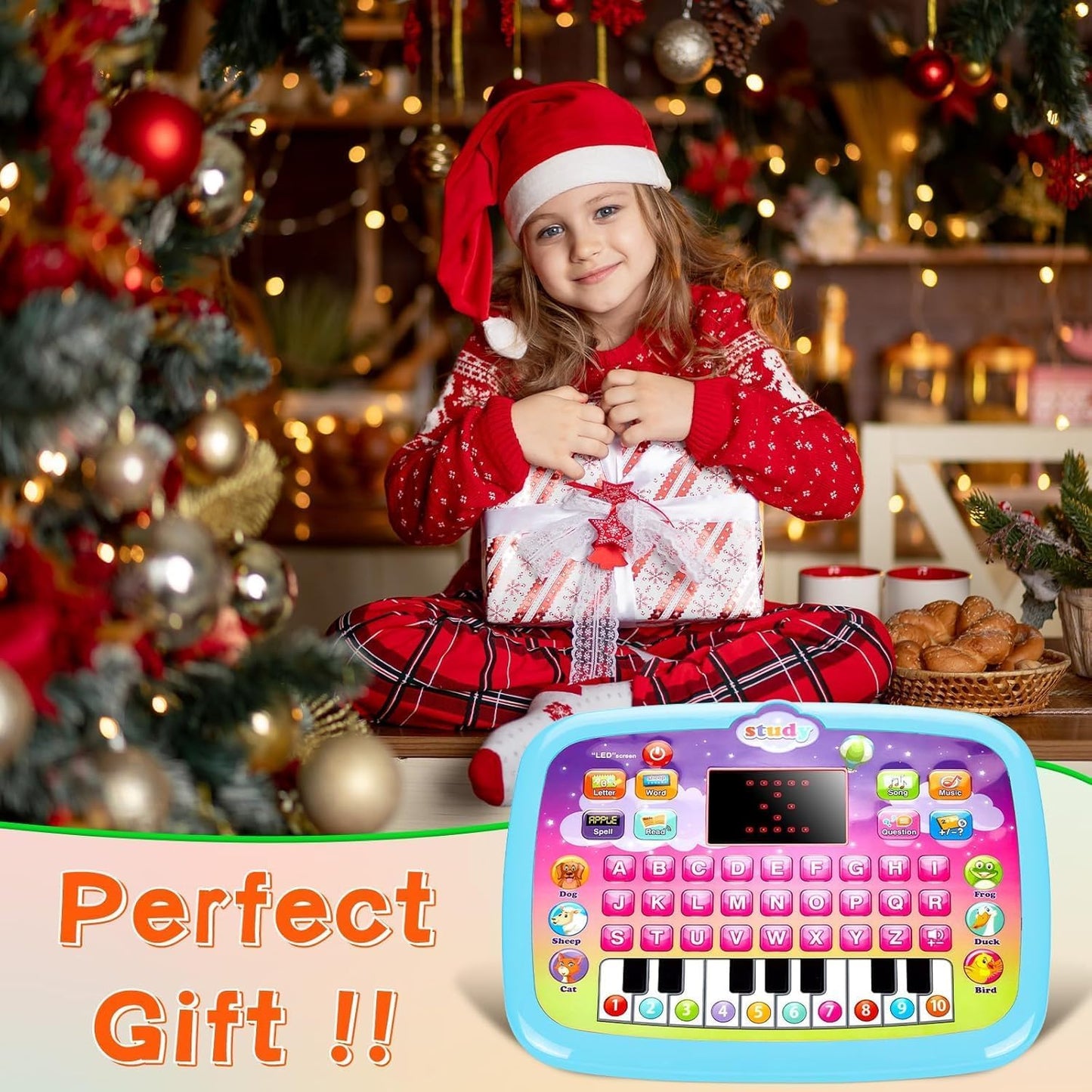 Educational ABC Learning Toy For Toddlers With LED Screen
