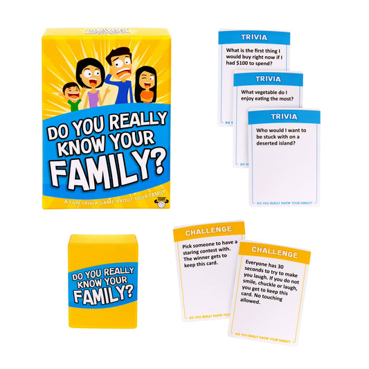 Do You Really Know Your Family? – Fun Family Card Game