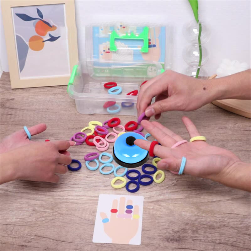 Finger-Ring-Family-Board-Game-Educational-Matching-Toys-Hand-Brain-Training-Sensory-Toys-Interactive-Padsrty-Games