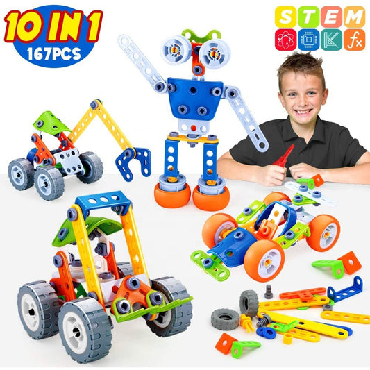 167 pcs STEM Building Blocks Construction Set