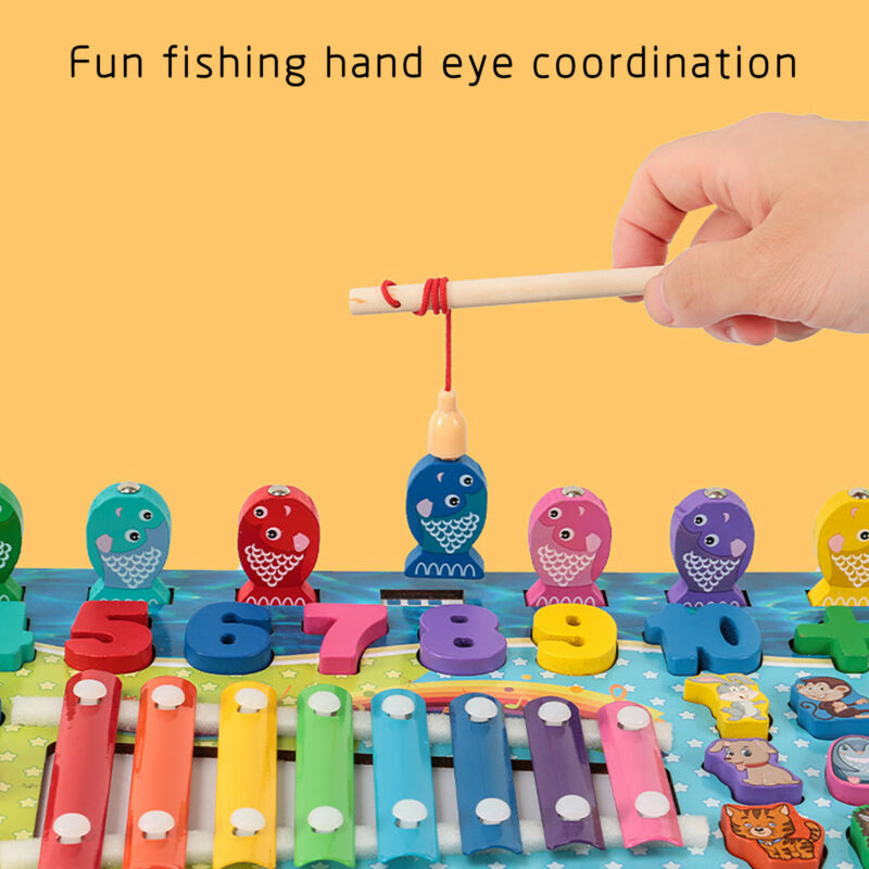 Montessori-Educational-Wooden-Toys-Children-Busy-Board-Math-Fishing-Children-s-Wooden-Preschool-Montessori-Toy-Countingdw