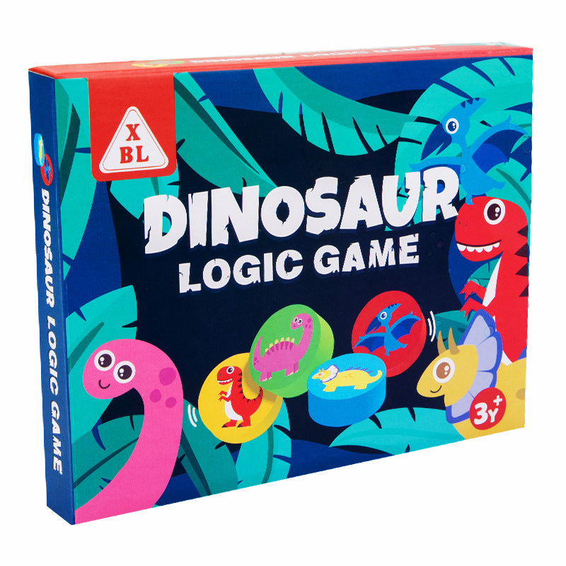 Logico Four color game - Dinosaurs/ Colored Dials Dinosaurs