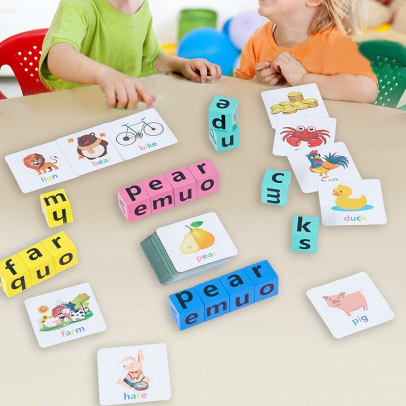 Spelling-Toys-Reading-Blocks-Flash-Cards-Alphabet-Learning-Toys-Matching-Letters-Toy-Letter-Spelling-Block-ddd