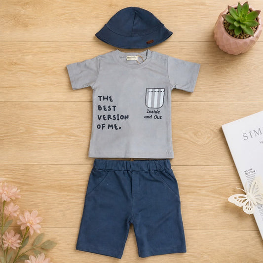 Baby Boy 3 Pcs Summer Clothing Set