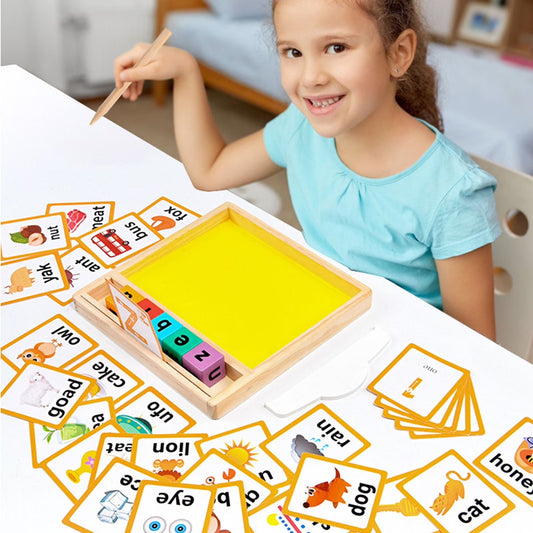 Montessori Sensory Writing & Spelling Learning Set