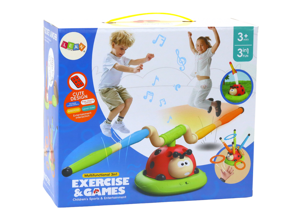 3-in-1 Musical Jump Rocket Launcher Game