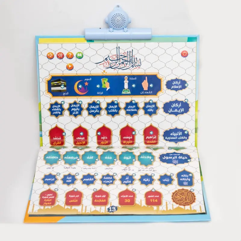 Interactive Talking Learning Book – Educational Arabic &amp; English E-Book