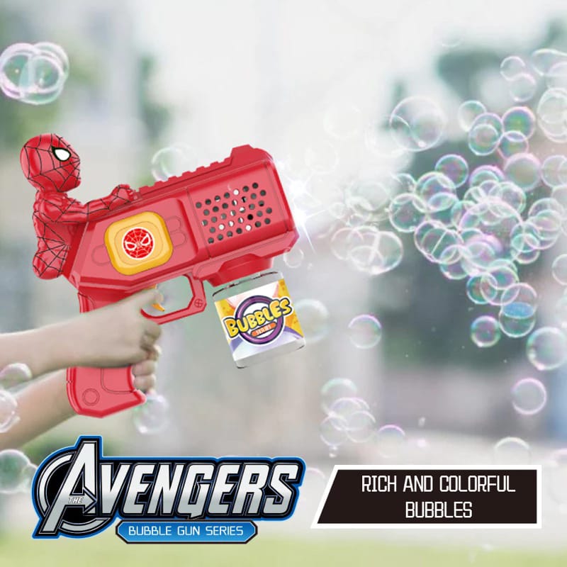 Avengers Bubble Gun Series – Spider-Man & Hulk Edition