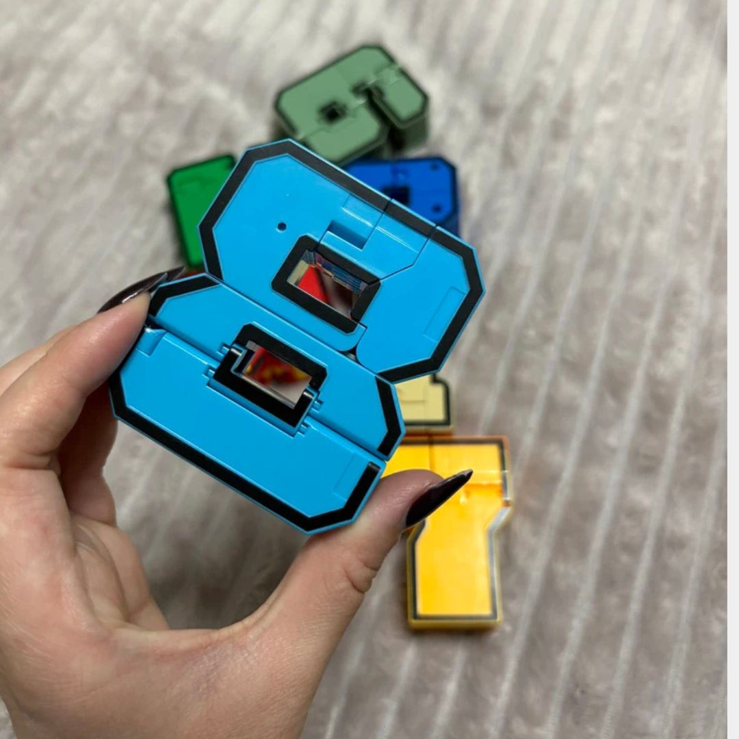 Transforming Number Robot Toy
