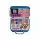 Girls' Pretend Play Makeup Kit – Glitter Carry Case with Mirror | Kids Beauty Set