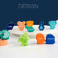 Wooden Stringing Farm Animals Fruits 138pcs
