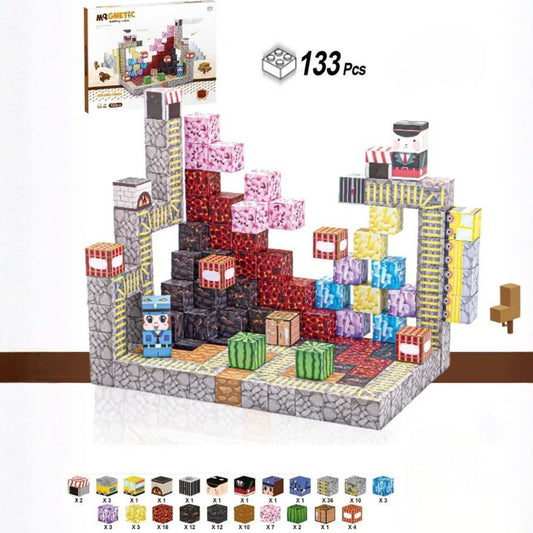 133 PCS Magnetic Building Blocks Set