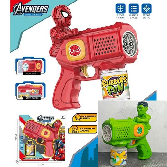 Avengers Bubble Gun Series – Spider-Man & Hulk Edition
