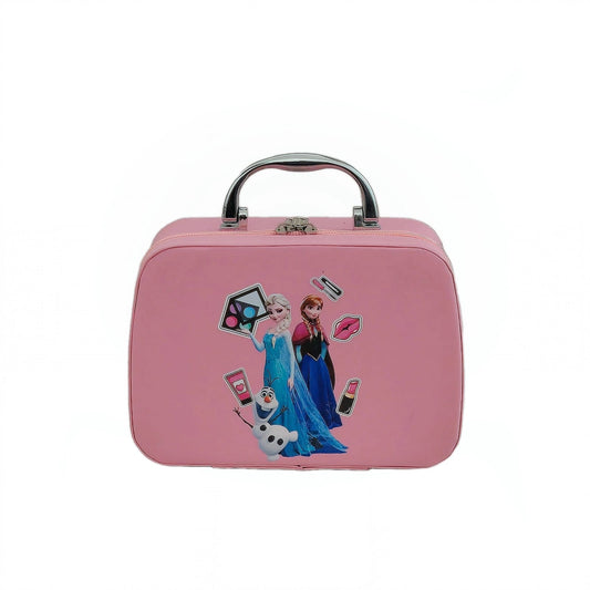 Girls' Pretend Play Makeup Kit – Glitter Carry Case with Mirror | Kids Beauty Set
