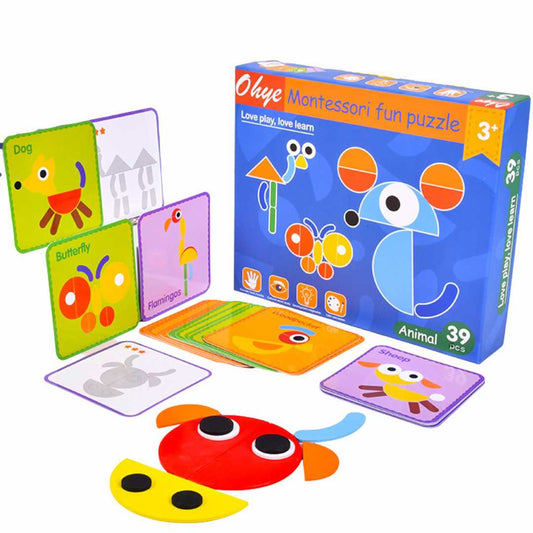 Montessori fun puzzle