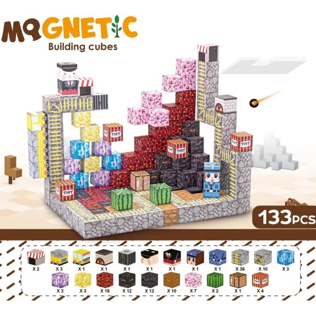 133 PCS Magnetic Building Blocks Set