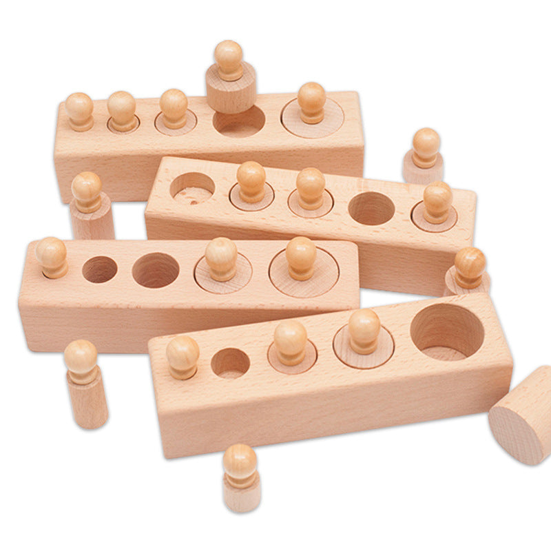 Montessori Wooden Cylinder