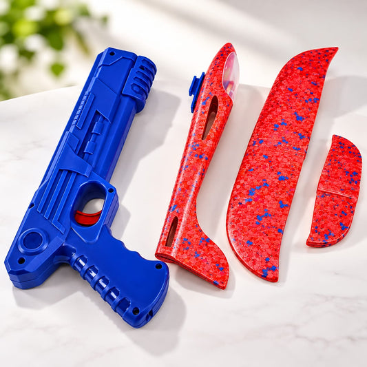 Foam Glider Airplane with Launcher