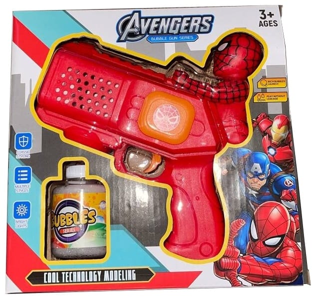Avengers Bubble Gun Series – Spider-Man & Hulk Edition