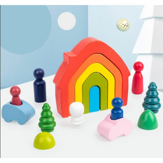 Rainbow Montessori house