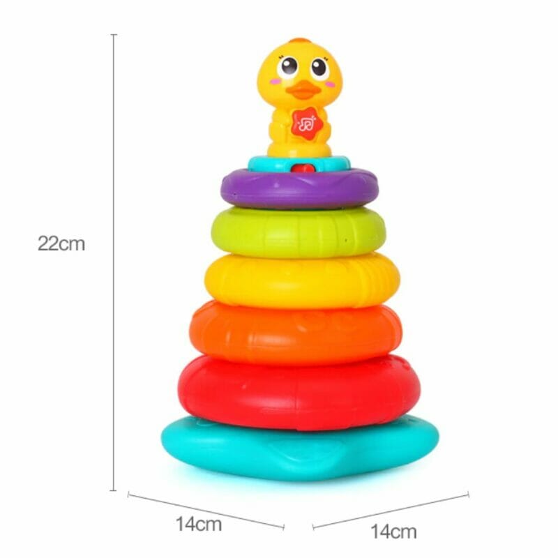 Hola Little Rainbow Duck Stacking Toy