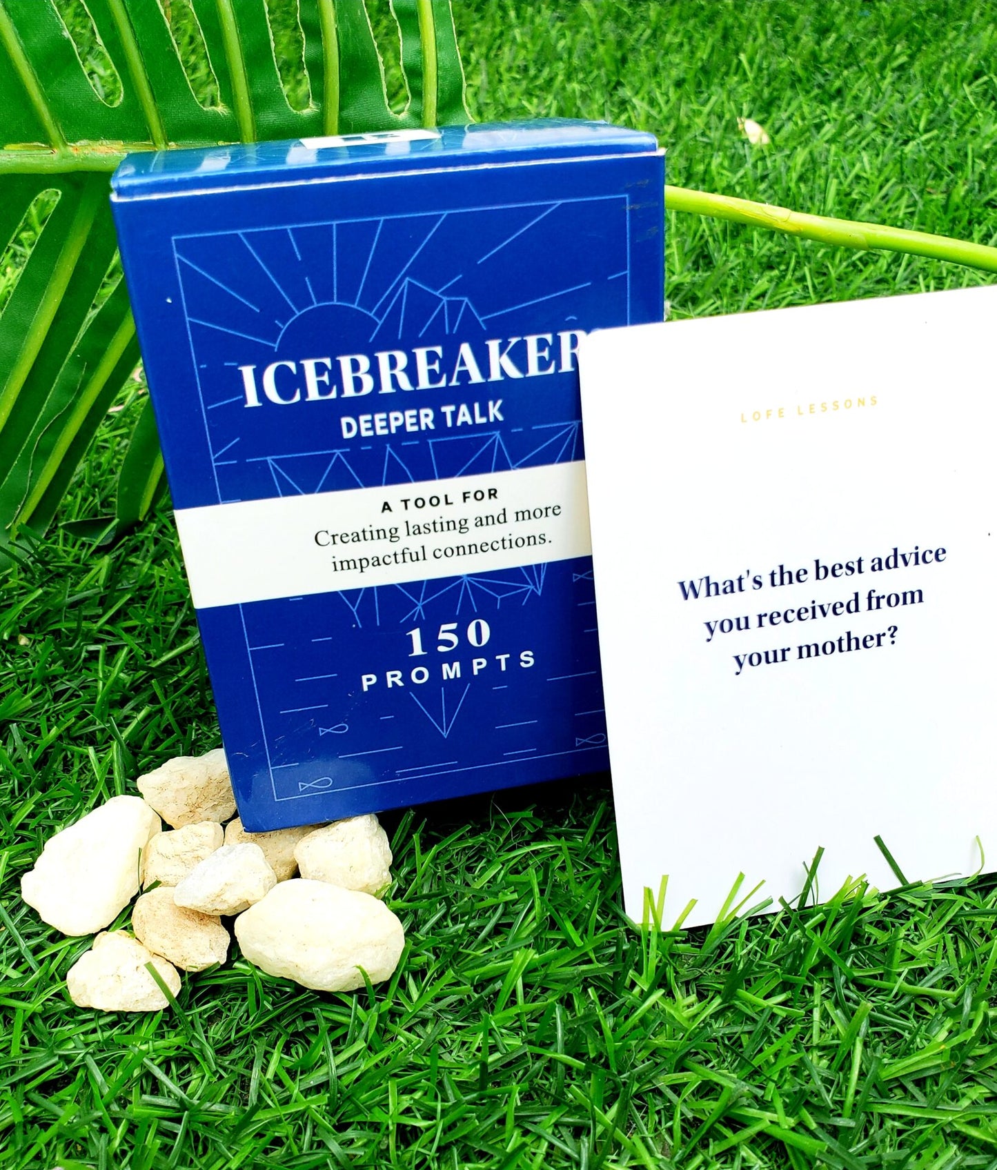 Icebreaker Deeper Talk Card Game – 150 Conversation Cards