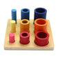 Montessori Wooden Puzzle Board – Stacking & Sorting Learning Toy