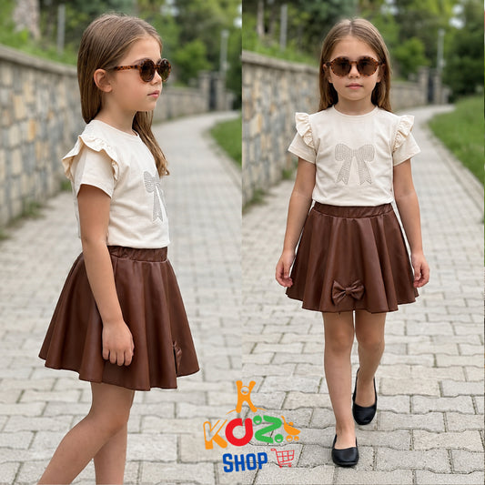 Butterfly Skirt Set