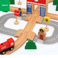 50 PCS Wooden Track Game