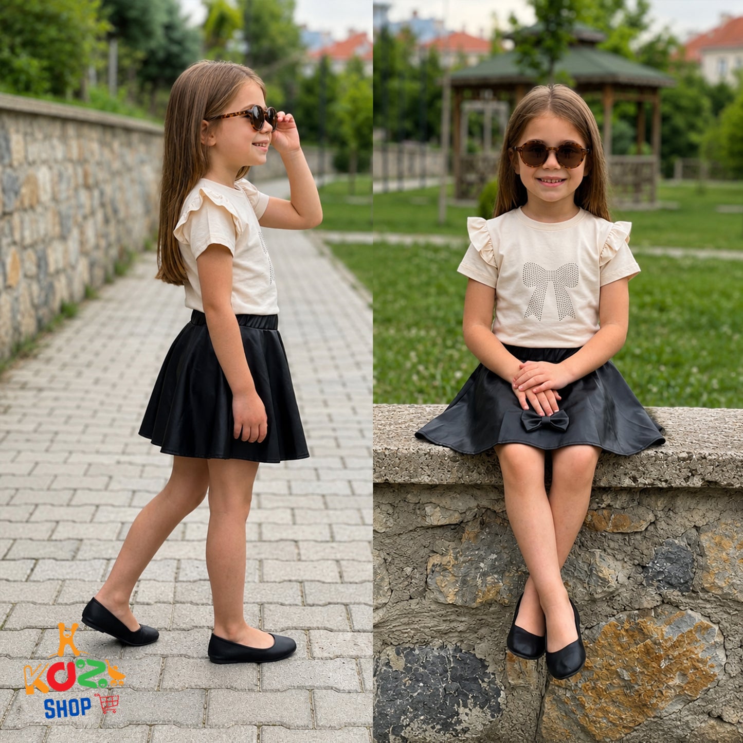 Butterfly Skirt Set