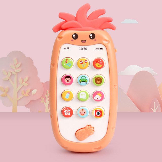 Pineapple Phone Toy | Musical Phone for Babies & Toddlers