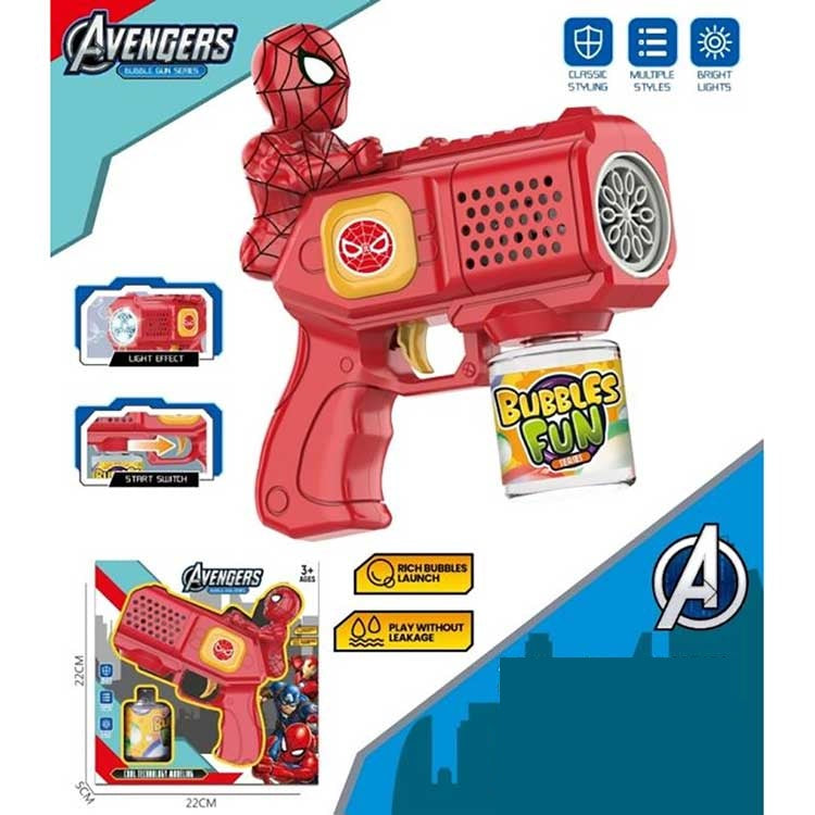 Avengers Bubble Gun Series – Spider-Man & Hulk Edition
