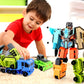 BIG SIZE Transforming Number Robot Set | Educational Number Robots That Transform into Vehicles & Giant Robots