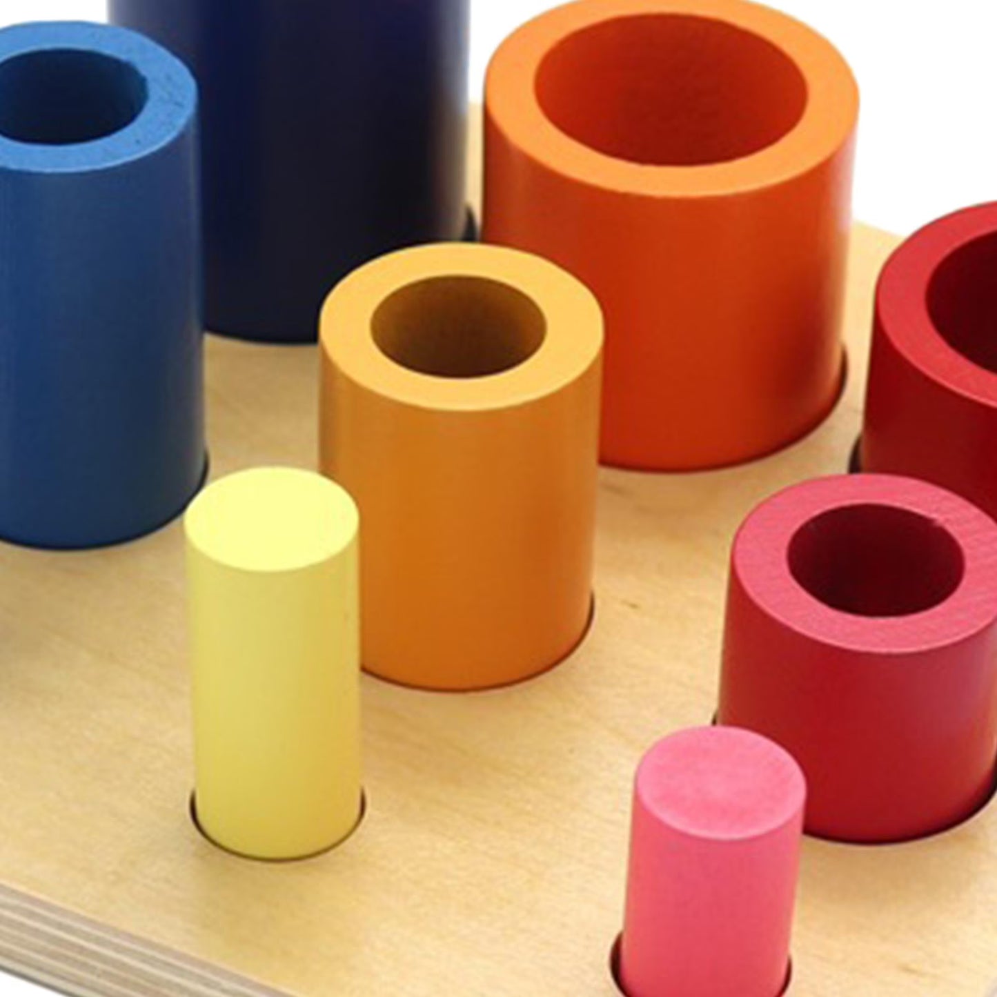 Montessori Wooden Puzzle Board – Stacking & Sorting Learning Toy