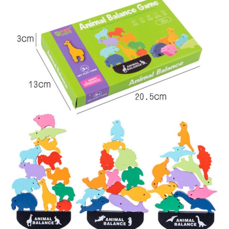 Animal balance game 3 pcs