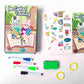 Set of 3 Reusable Tracing Copybook Set – Handwriting Practice Workbook for Kids