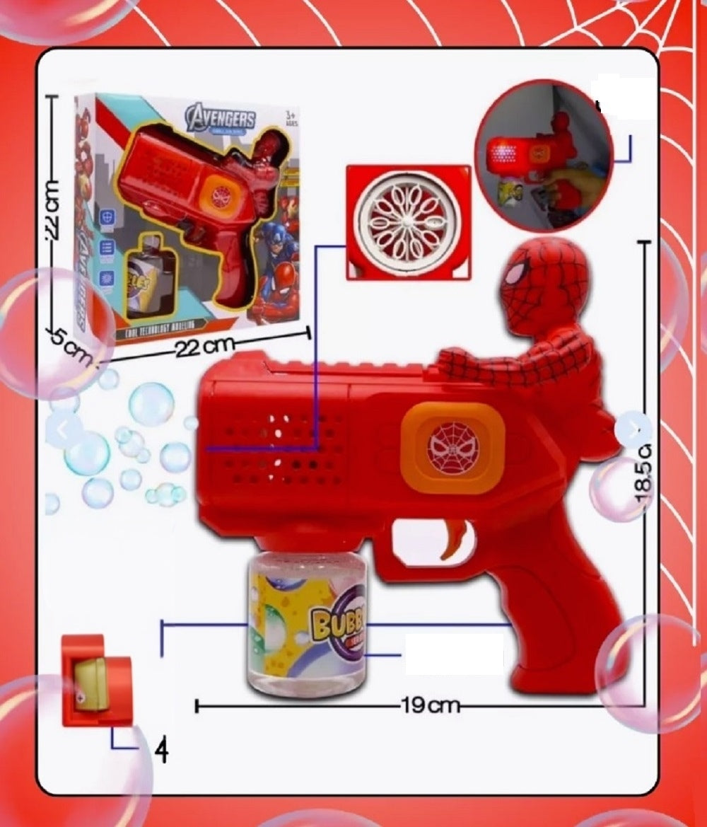 Avengers Bubble Gun Series – Spider-Man & Hulk Edition