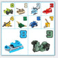 Transforming Number Robot Toy
