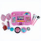 Girls' Pretend Play Makeup Kit – Glitter Carry Case with Mirror | Kids Beauty Set