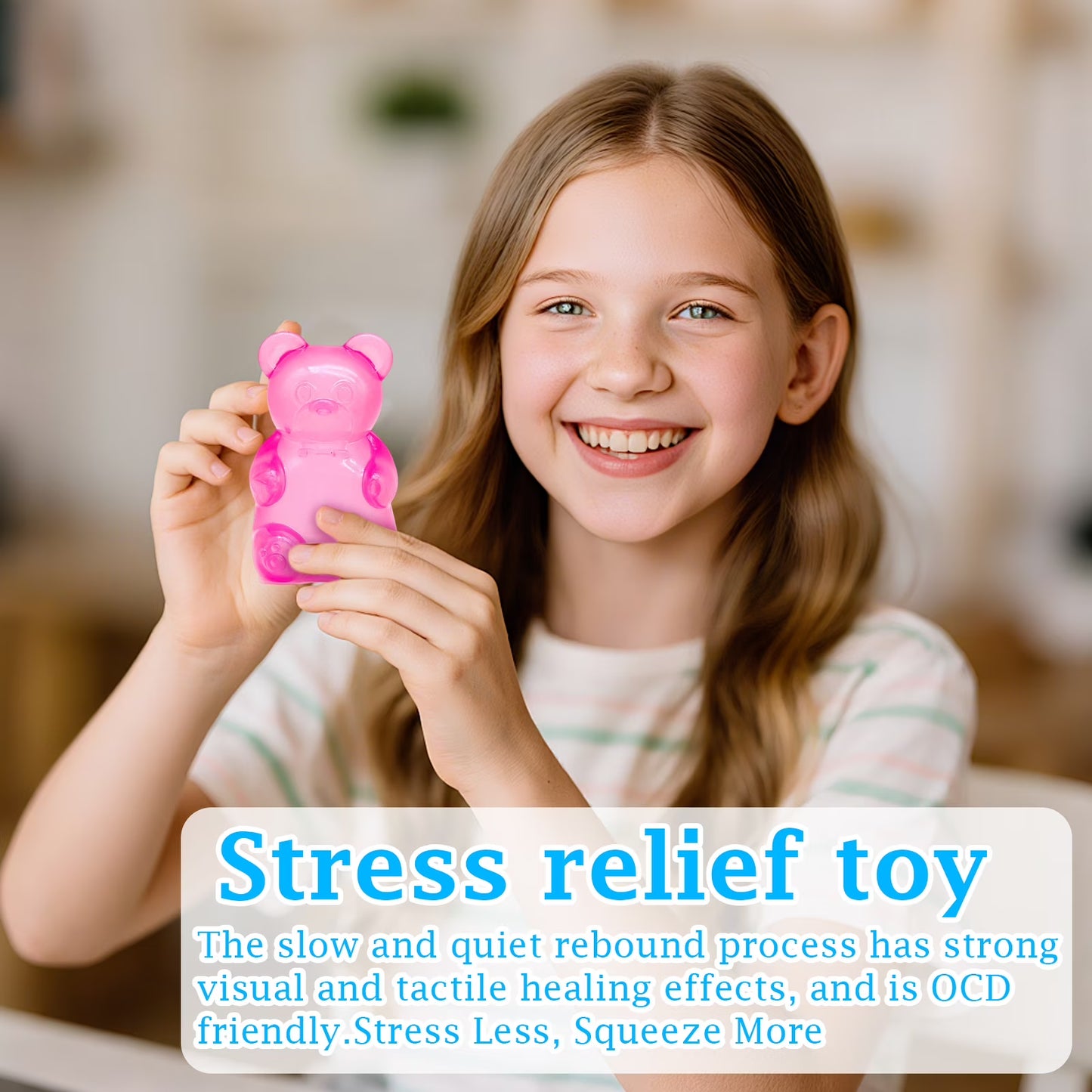 Gummy Bear Squishy Toy – Stress Relief Squeeze Toy