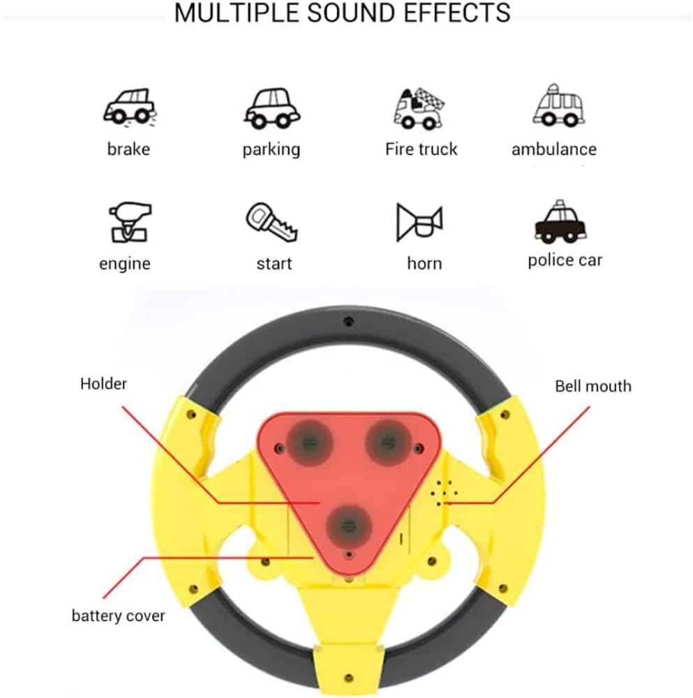 Kids Interactive Steering Wheel Toy