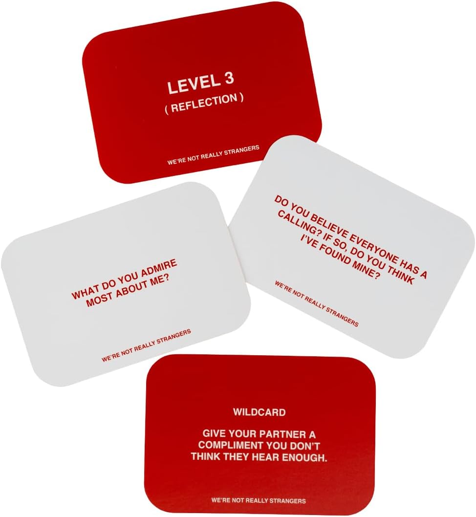 WE'RE NOT REALLY STRANGERS Card Game